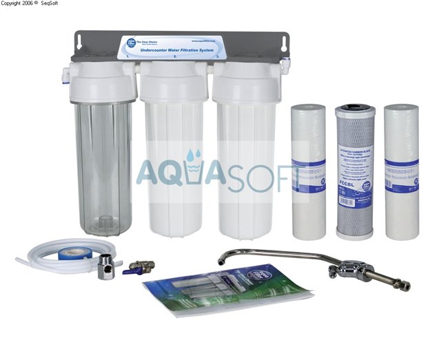 Filtr podzlewozmywakowy - zestaw 3 stopniowy