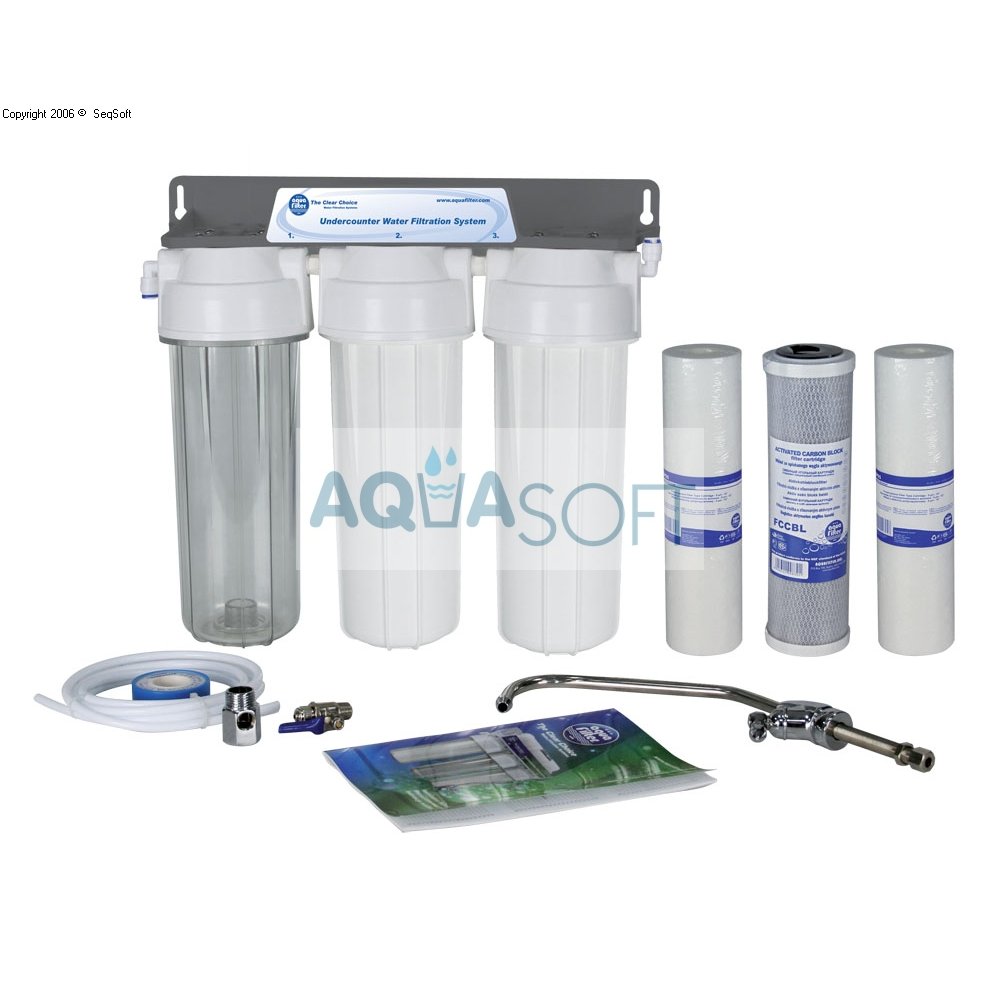 Filtr podzlewozmywakowy - zestaw 3 stopniowy