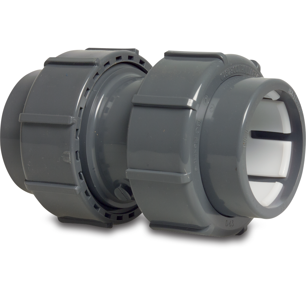 Podwójny śrubunek Flex-Fit, 50 x 50mm