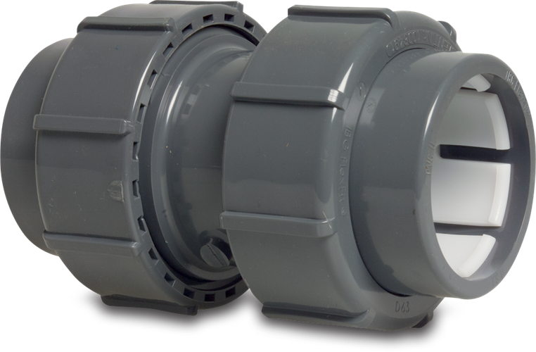 Podwójny śrubunek Flex-Fit, 63 x 63mm