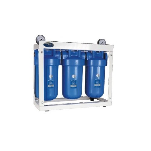 System Big Blue z dwoma ciśnieniomierzami 10"