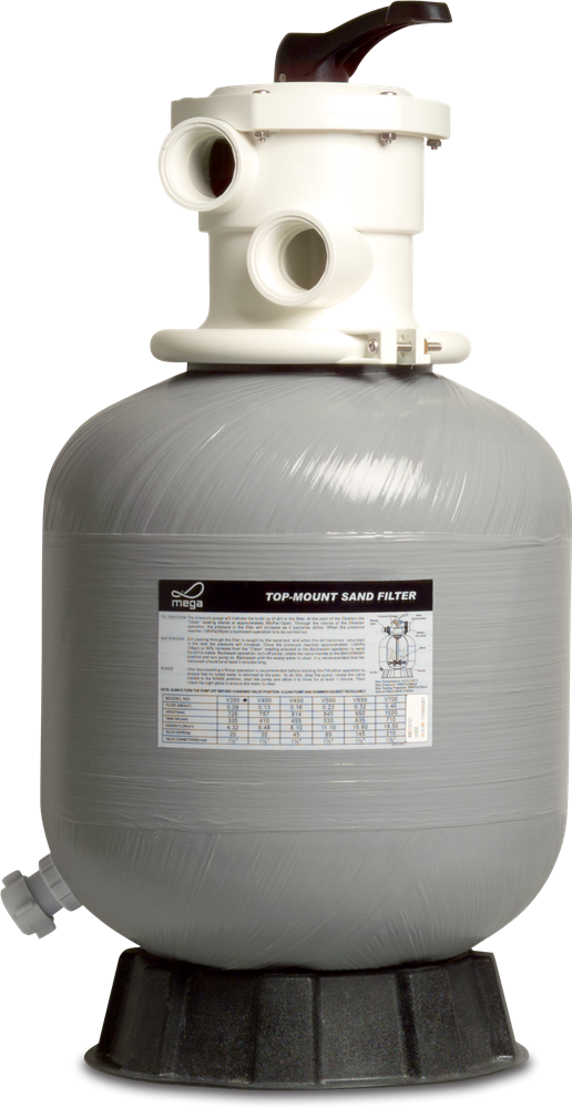 Filtr Mega Pool V350 z górnie montowanym zaworem