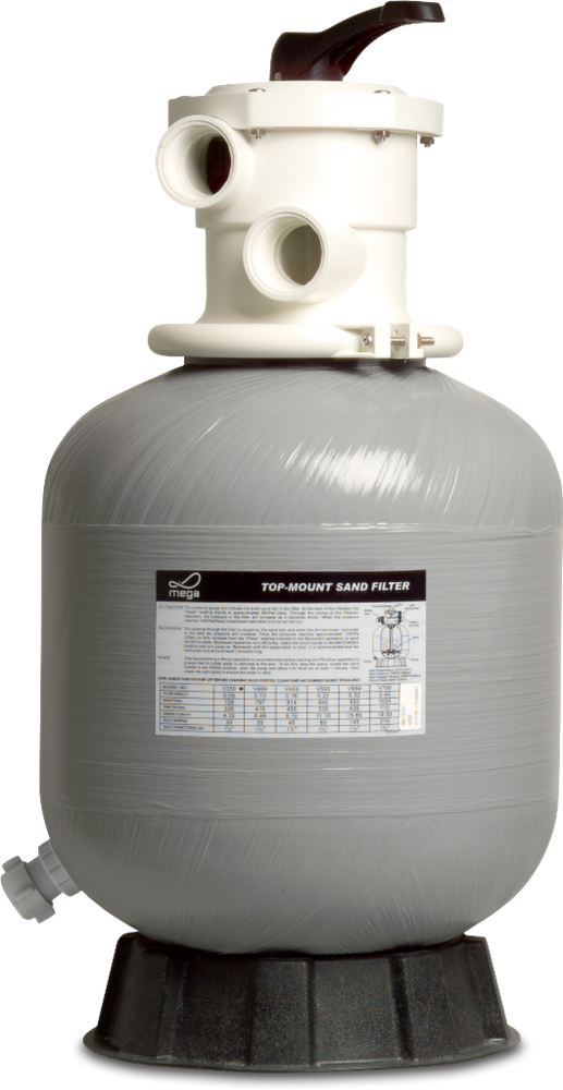 Filtr Mega Pool V400 z górnie montowanym zaworem