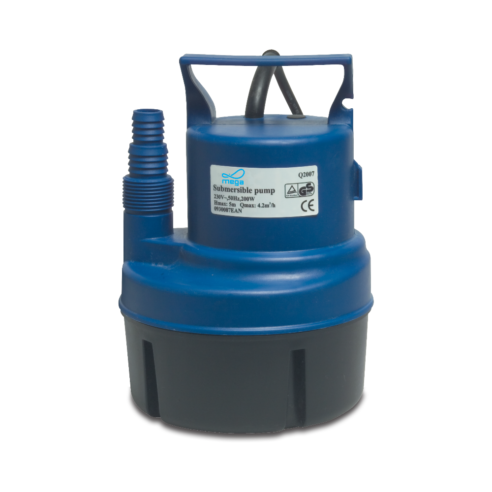 Pompa głębinowa płaskossąca Mega, typ Q2007 IP68