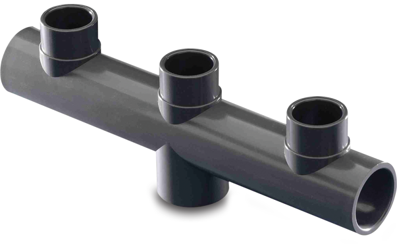 Kolektor d50 mm 63 mm x 50/63 mm x 63 mm 