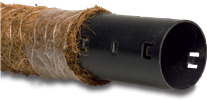 Perferowana rura drenażowa z filtrem spustowym 750g/m2  kokos 65 mm