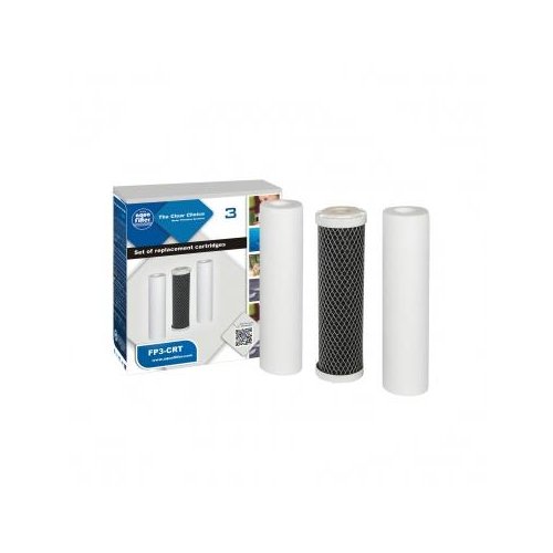 Komplet trzech wkładów do systemów z serii FP3 -CRT, oraz systemów Odwróconej Osmozy 