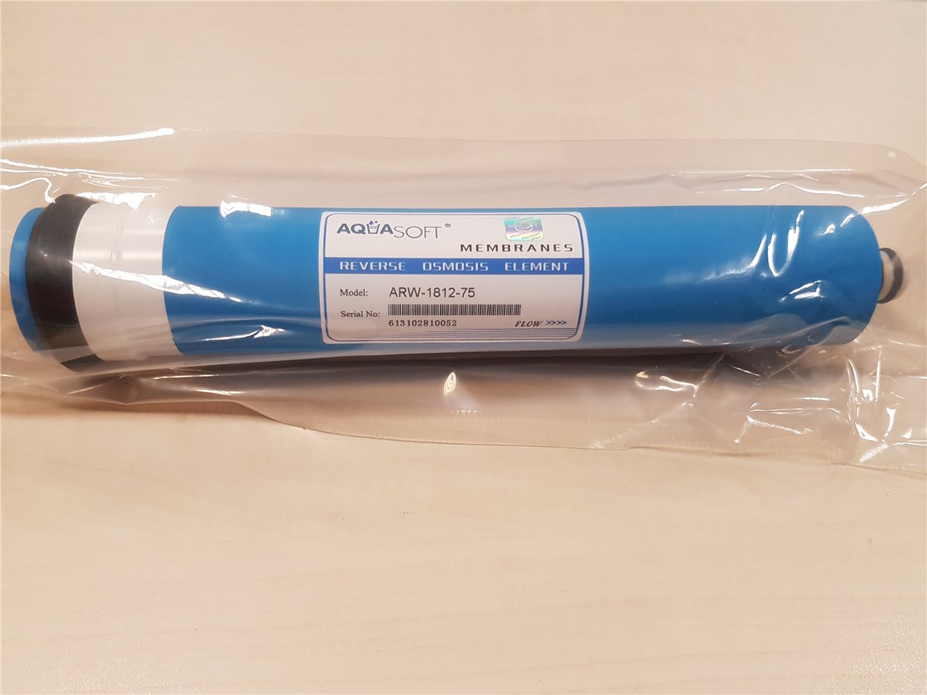 Membrana do R.O. 75 GPD Aqua-Soft 