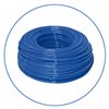 Niebieski wężyk polietylenowy 1/4”, długość 300 m w zwoju (cena za 1 mb.).