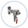Regulator ciśnienia 1/2" GZ x 1/2" GW x 1/4" pod przewód - komplet z przyłączem zasilającym i zaworem kulowym SEWBV1414.