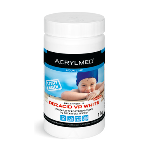DEZACID VR WHITE granulat Tlenowa dezynfekcja wody - opakowanie 1 kg