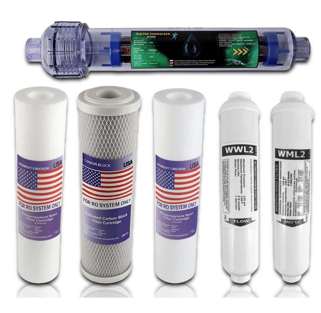 Zestaw wkładów do RO7 - roczny QC