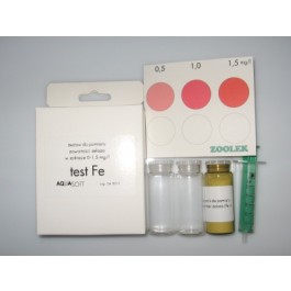 Test żelaza (skala 0 - 1,5 mg)